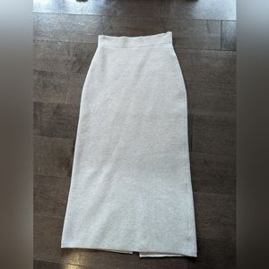 Babaton wool midi pencil skirt